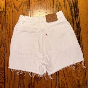 Vintage Levis 512 High-Rise Denim Shorts